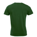 Bottle Green - Back - Clique Mens New Classic Melange T-Shirt