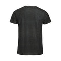 Anthracite - Back - Clique Mens New Classic Melange T-Shirt