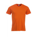 Blood Orange - Front - Clique Mens New Classic Melange T-Shirt