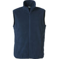 Dark Navy - Front - Clique Unisex Adult Basic Polar Fleece Vest Top