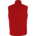 Red - Back - Clique Unisex Adult Basic Polar Fleece Vest Top