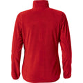 Red - Back - Clique Womens-Ladies Basic Microfleece Jacket