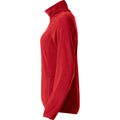 Red - Lifestyle - Clique Womens-Ladies Basic Microfleece Jacket