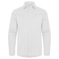 White - Front - Clique Mens Stretch Formal Shirt