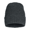 Anthracite Melange - Front - Clique Unisex Adult Milas Beanie