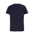 Navy - Back - Cottover Mens Round Neck Slim T-Shirt