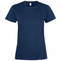 Dark Navy - Front - Clique Womens-Ladies Premium T-Shirt