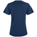 Dark Navy - Back - Clique Womens-Ladies Premium T-Shirt