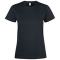 Black - Front - Clique Womens-Ladies Premium T-Shirt