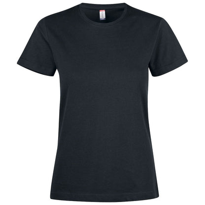 Black - Front - Clique Womens-Ladies Premium T-Shirt