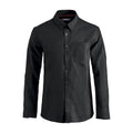 Black - Front - Clique Mens Oxford Formal Shirt
