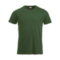 Bottle Green - Front - Clique Mens New Classic T-Shirt