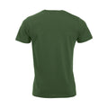 Bottle Green - Back - Clique Mens New Classic T-Shirt