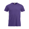 Bright Lilac - Front - Clique Mens New Classic T-Shirt