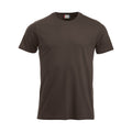 Dark Mocha - Front - Clique Mens New Classic T-Shirt