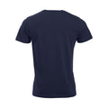 Dark Navy - Back - Clique Mens New Classic T-Shirt