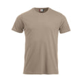 Latte - Front - Clique Mens New Classic T-Shirt