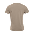 Latte - Back - Clique Mens New Classic T-Shirt