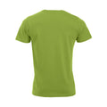 Light Green - Back - Clique Mens New Classic T-Shirt