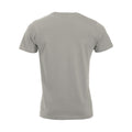 Silver - Back - Clique Mens New Classic T-Shirt