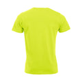 Visibility Green - Back - Clique Mens New Classic T-Shirt
