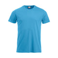 Turquoise - Front - Clique Mens New Classic T-Shirt