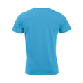 Turquoise - Back - Clique Mens New Classic T-Shirt