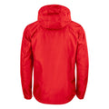 Red - Back - Clique Unisex Adult Webster Waterproof Jacket