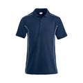 Dark Navy - Front - Clique Mens New Conway Polo Shirt