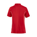 Red - Back - Clique Mens New Conway Polo Shirt