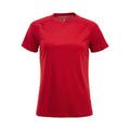 Red - Front - Clique Womens-Ladies Premium Active T-Shirt