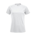 White - Front - Clique Womens-Ladies Premium Active T-Shirt