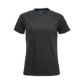 Black - Front - Clique Womens-Ladies Premium Active T-Shirt