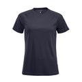 Dark Navy - Front - Clique Womens-Ladies Premium Active T-Shirt