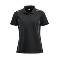 Black - Front - Clique Womens-Ladies New Alpena Polo Shirt