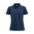 Dark Navy - Front - Clique Womens-Ladies New Alpena Polo Shirt