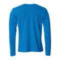 Royal Blue - Back - Clique Mens Basic Long-Sleeved T-Shirt