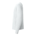 White - Lifestyle - Clique Mens Basic Long-Sleeved T-Shirt