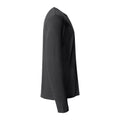 Black - Side - Clique Mens Basic Long-Sleeved T-Shirt