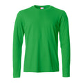 Apple Green - Front - Clique Mens Basic Long-Sleeved T-Shirt