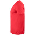 Red - Lifestyle - Clique Unisex Adult Basic Knitted V Neck T-Shirt