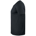 Black - Lifestyle - Clique Unisex Adult Basic Knitted V Neck T-Shirt