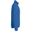 Royal Blue - Side - Clique Mens Basic Microfleece Fleece Jacket