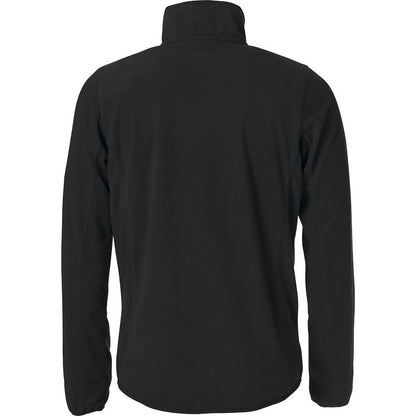 Black - Back - Clique Mens Basic Microfleece Fleece Jacket