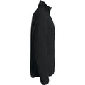 Black - Side - Clique Mens Basic Microfleece Fleece Jacket