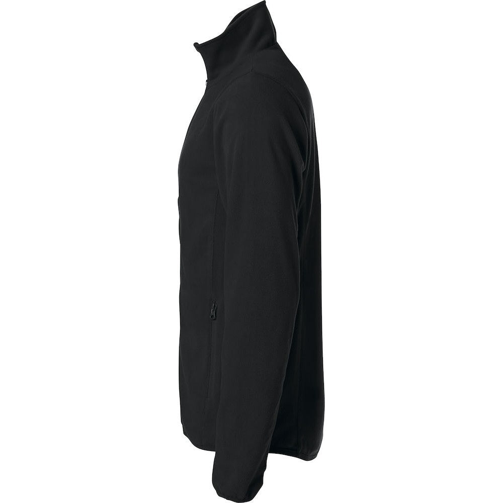 Black - Lifestyle - Clique Mens Basic Microfleece Fleece Jacket