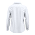 White - Back - Clique Womens-Ladies Garland Formal Shirt
