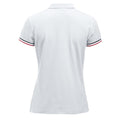 White - Back - Clique Womens-Ladies Newton Polo Shirt