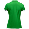 Apple Green - Back - Clique Womens-Ladies Newton Polo Shirt
