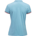 Sky Blue - Back - Clique Womens-Ladies Newton Polo Shirt